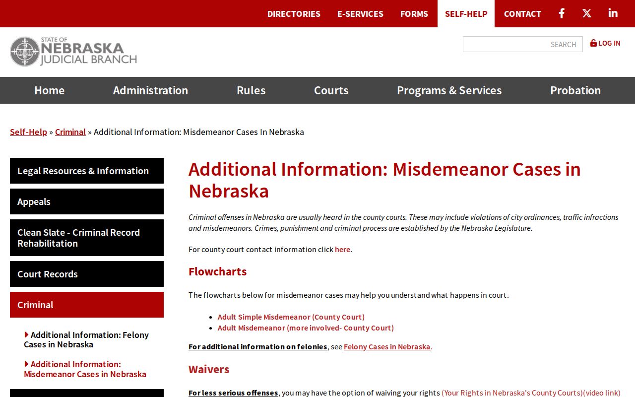 Merrick County bench warrant search Nebraska failure to appear guidance